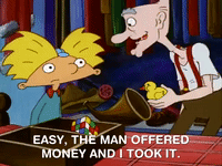 hey arnold nicksplat GIF