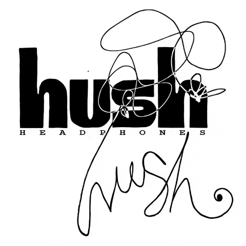 hushhushheadphones giphygifmaker jacksonville silent disco hush hush GIF