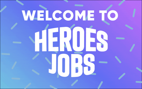 Confetti Hello GIF by Heroes Jobs