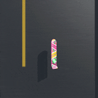 flying back to the future GIF by Doze Studio