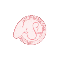 letthemseecake flowers open cookies closed Sticker