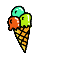 Doodle Dessert Sticker by startgmbh