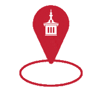 Location Cardinals Sticker by North Central College