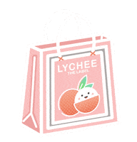 Shopping Bag Sticker by Lychee the Label