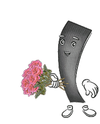 Infloor-Girloon cartoon hey hallo muttertag Sticker