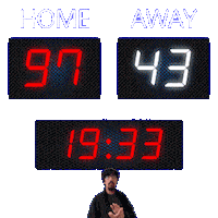43 Away Sticker