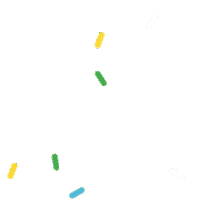 Confetti Donut Sticker by Compassion-First Pet Hospitals