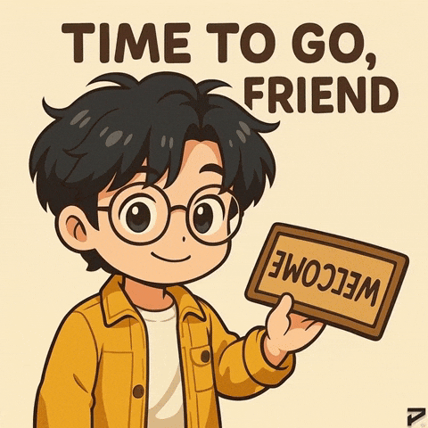 Au Revoir Goodbye GIF by Persona