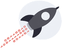 JUSTROCKET tech nerd rocket code Sticker