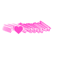 piggypet love dog perro pug Sticker