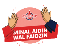Lebaran Sticker by federal oil