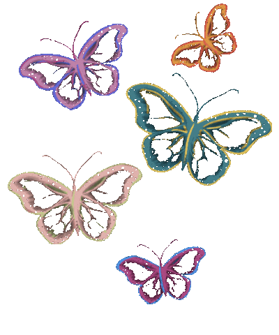 Spring Butterfly Sticker