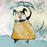 Dog Scurry GIF by Kimmy Ramone