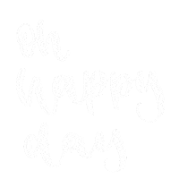 letterbug oh happy day Sticker