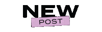New Post Sticker by The Mandy Club