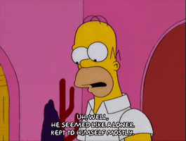 scratching homer simpson GIF