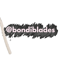 bondiblades bondiblades bondibladesbabe bondi blades bondi blades babe Sticker