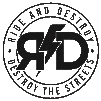 Harley Davidson Motorcycle Sticker by Ride And Destroy