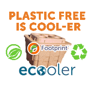 Plastic Free Sticker by Footprint Foundation