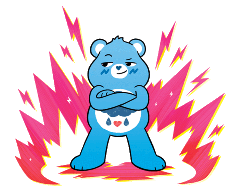 Tgif Sticker by Care Bear Stare!