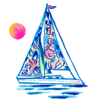 Summer Water Sticker by Lilly Pulitzer