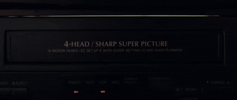 vhs vcr GIF by The Orchard Films