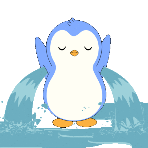 Water Sweating Sticker by Pudgy Penguins