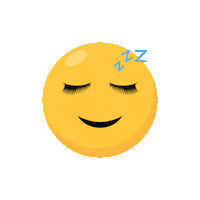 Sleepy Emoji Sticker by Lash Perfect
