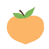 Fruit Peach Sticker