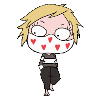 Girl Corona Sticker