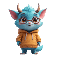 Cute Monster Sticker