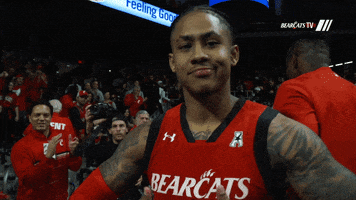 excited cincinnati bearcats GIF by University of Cincinnati Athletics