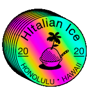 Shaved Ice Hawaii Sticker by HItalian Ice