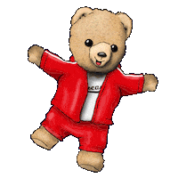 Happy Bear Sticker