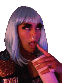 soogami glitter whatever lashes waikiki Sticker