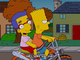 happy bart simpson GIF