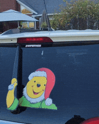 Pooh Waving Bell Wiper GIF by WiperTags Wiper Covers