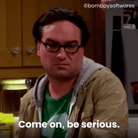 Serious The Big Bang Theory GIF by Bombay Softwares