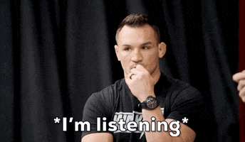 Listen Episode 1 GIF by UFC