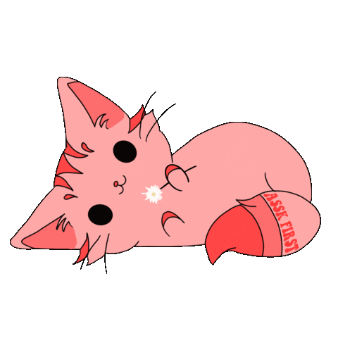 asskfirst giphyupload cat panties assk first Sticker