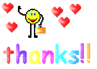 thanks thank you STICKER