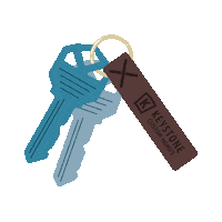 Keys New Home Sticker by Keystone Custom Homes