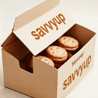 Time to eat  savvyup cookies 
