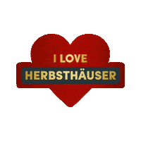 Heart Love Sticker by Herbsthäuser Brauerei
