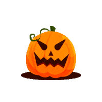Halloween Pumpkin Sticker by Alisupermercati