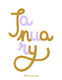 Blink Month Sticker