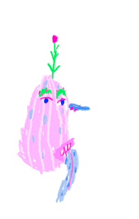 pink flower Sticker