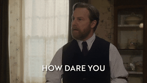How Dare You Shock GIF by All Creatures Great And Small