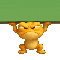 Frog Holding Sticker by Turbo Toad
