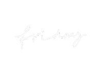 Days Of The Week Friday Sticker